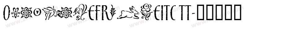 OutoftheFridgeITC TT字体转换